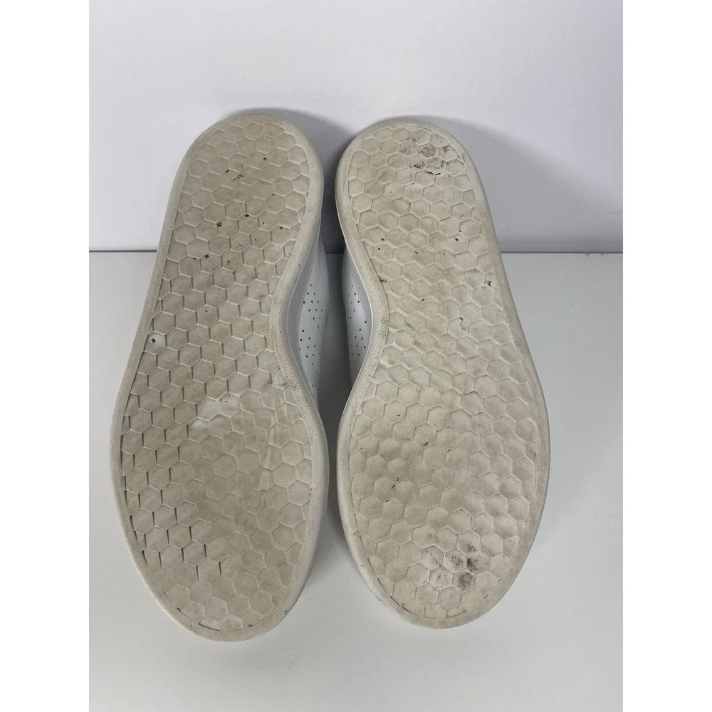 Adidas Advantage Men's Size 7.5 Sneakers White Green Low Top